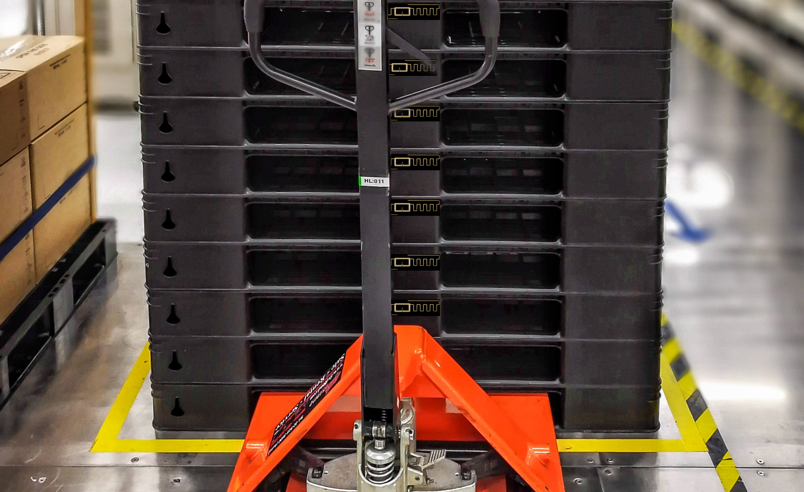 Control de salida y entrada de pallets con RFID